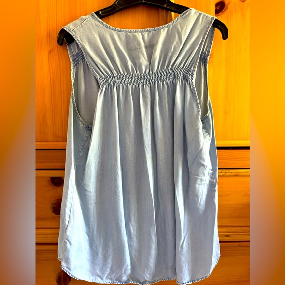 GAP 1969 light blue denim tank top - Picture 3 of 3